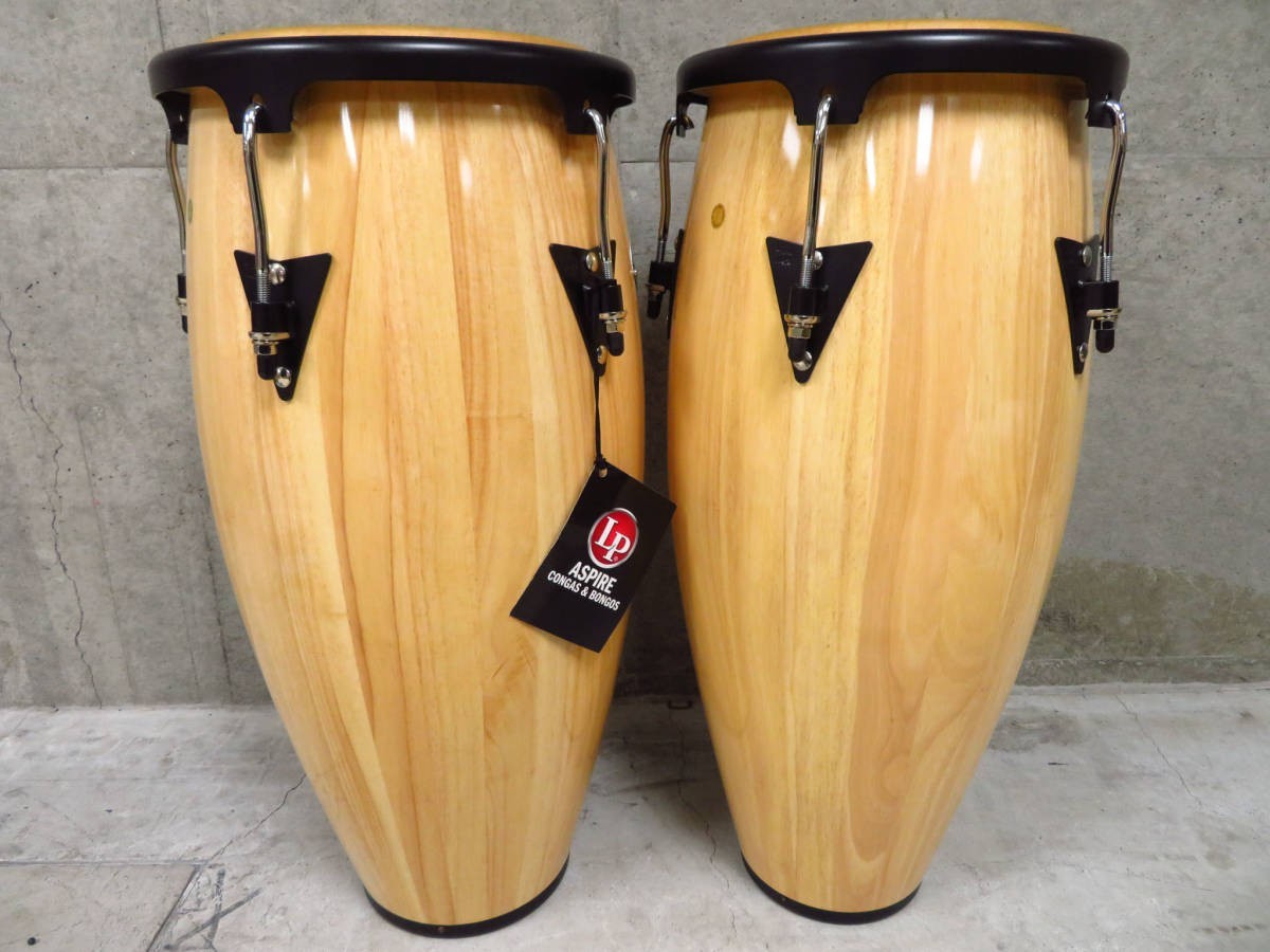 LP Aspire コンガ ボンゴ Conga Wood and com: ドラム Congas