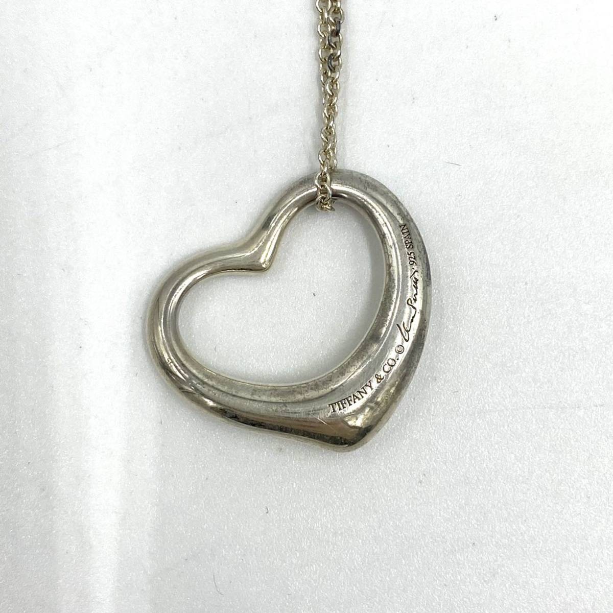 TIFFANY&Co. ティファニー ネックレス オープンハート シルバー 925