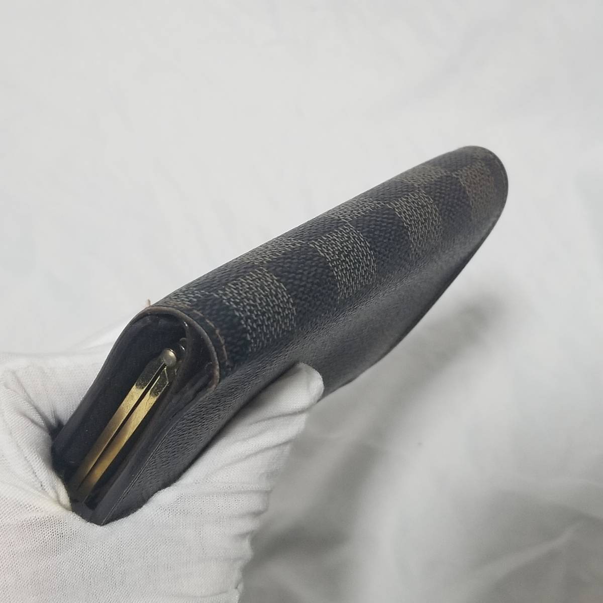 【1スタ】【格安】Louis Vuitton ルイヴィトン ポルトフォイユ ヴィエノワ ダミエ ゴールド金具 ブラウン コンパクト財布 二つ折り ルイヴィトン VUITTON LOUIS コンパクト ■LOUIS 保存袋ありEAAL2074