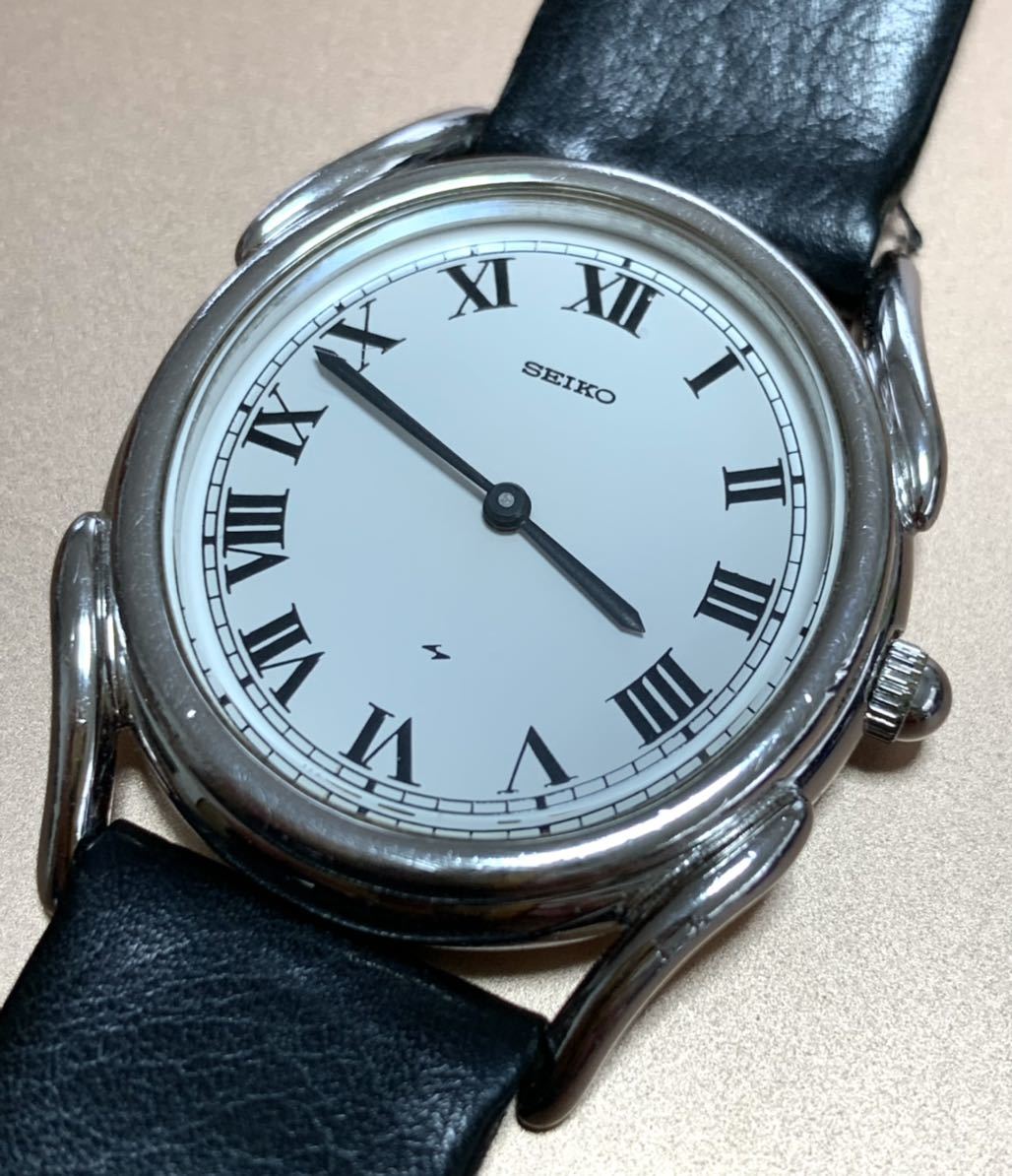 SEIKO セイコー シャリオ 銀無垢 手巻き SILVER 885 メンズ腕時計 2220 