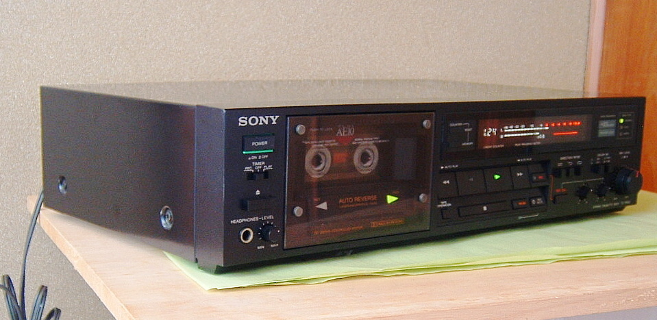 SONY AUTO REVERSE TC-R502 型 カセットデッキ 昭和レトロ動作品 現状