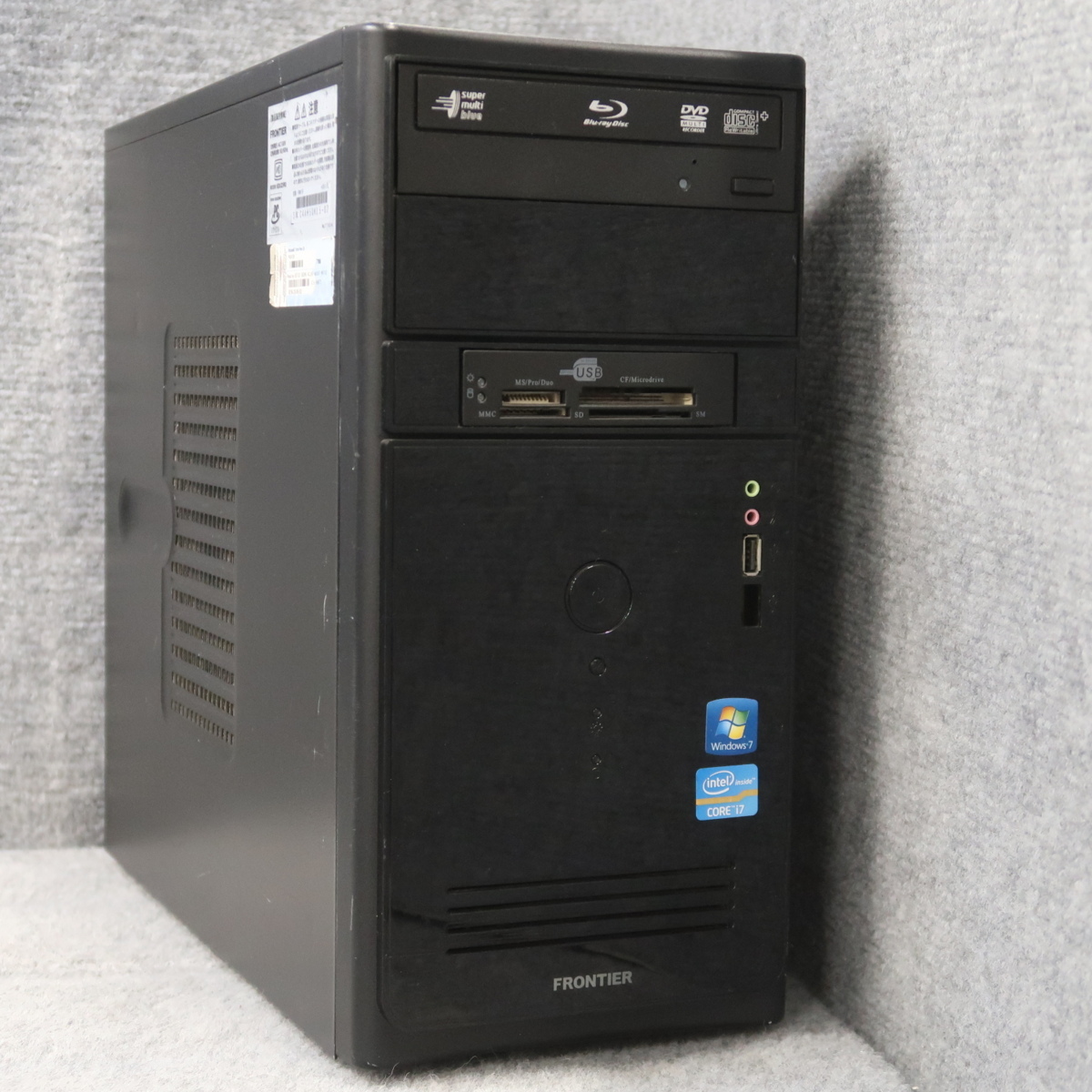 FRONTIER FRM913/23A - Core i7 2600 3.40GHz 4GB 2000GB□現状品