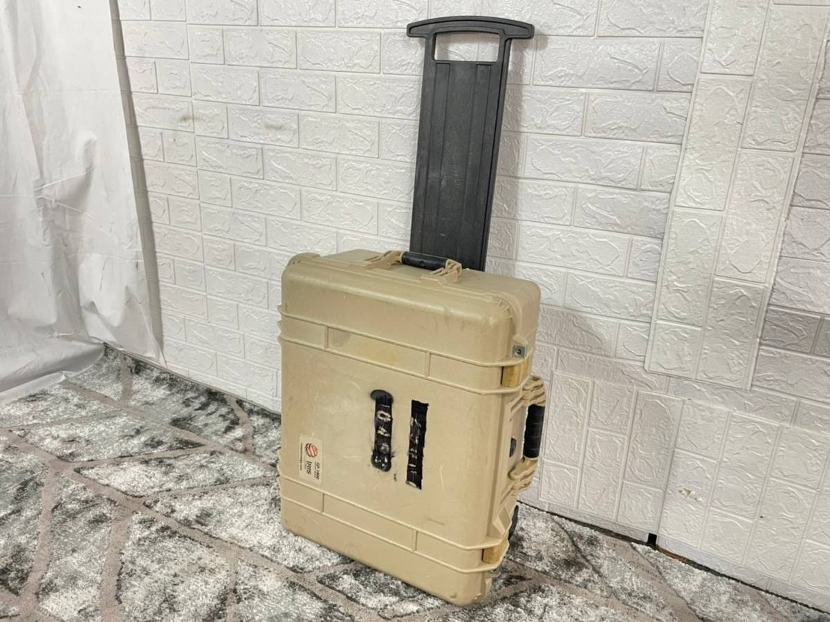 米軍放出品】ペリカン ツールボックス ハードケース 道具箱 キャスター