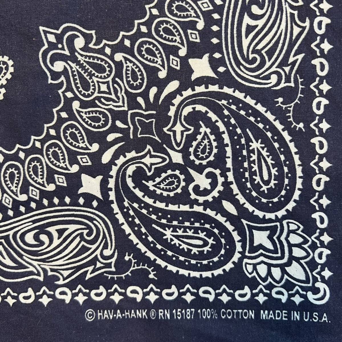 アメリカ輸入 ビンテージバンダナusa製 Hav A Hank ハバハンク ミリタリー色 貴重柄 迷彩 買得 ハバハンク