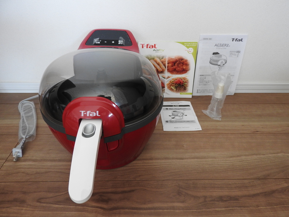 ティファール アクティフライ T-fal - T－FAL 揚げ物 黒 フライヤー