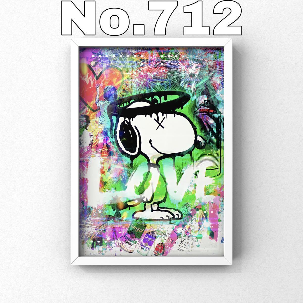 No 712 超高画質 スヌーピー Snoopy パロディ アート ポスター ウェルカムボード インテリア 絵画 額付 その他 売買されたオークション情報 Yahooの商品情報をアーカイブ公開 オークファン Aucfan Com