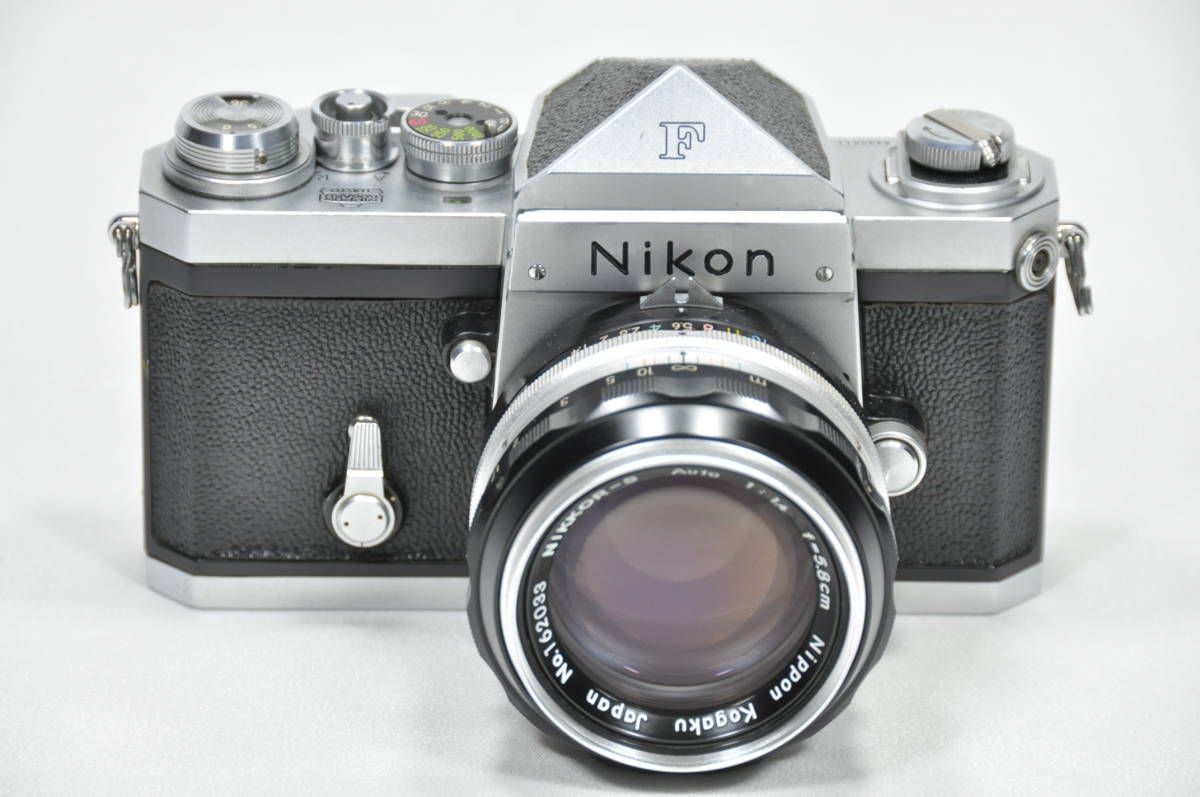 ニコン F アイレベル Nikon NIKKOR-S 50mm F1.4 シルバー 中期 ニコン