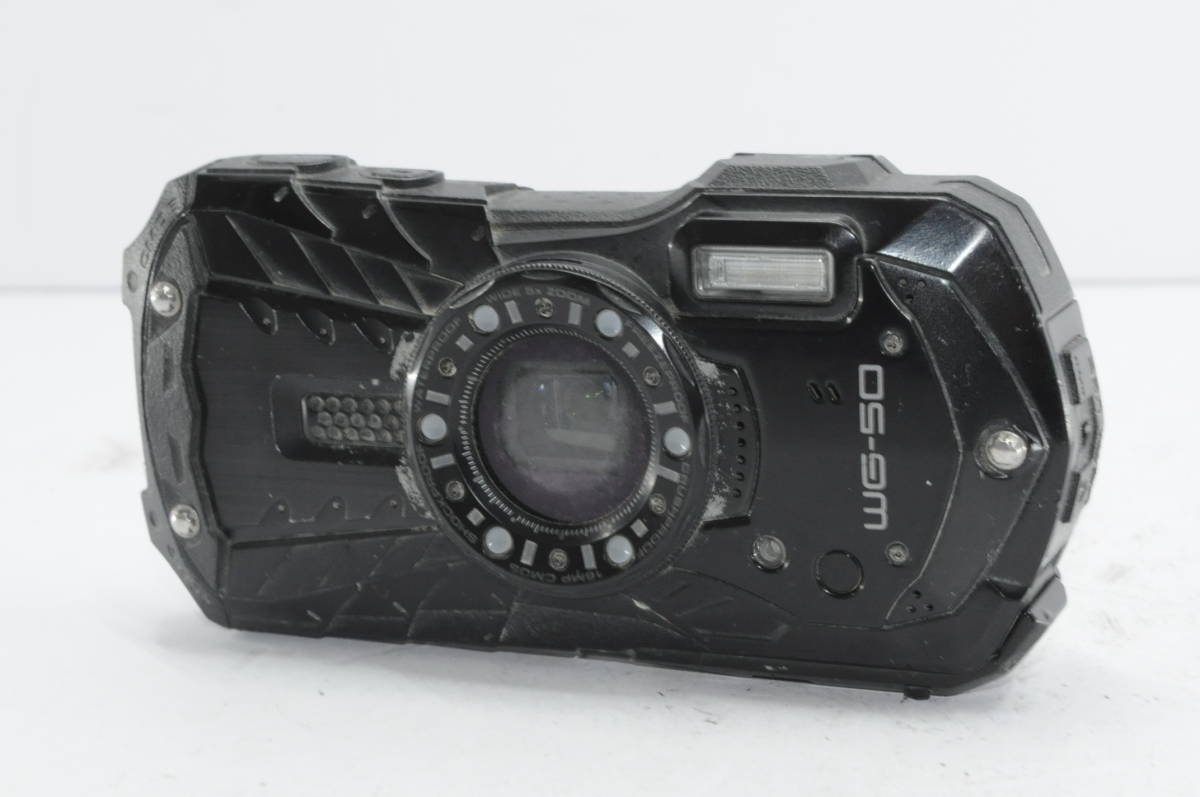た*け様 【ジャンク】RICOH WG-50 動作未確認 バッテリー無し 防水カ ☆バッテリー欠品☆動作未確認☆ リコー RICOH WG-50 ☆ジャンク