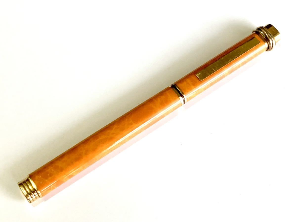 希少 CARTIER カルティエ トリニティ ボールペン オレンジ ペンケース