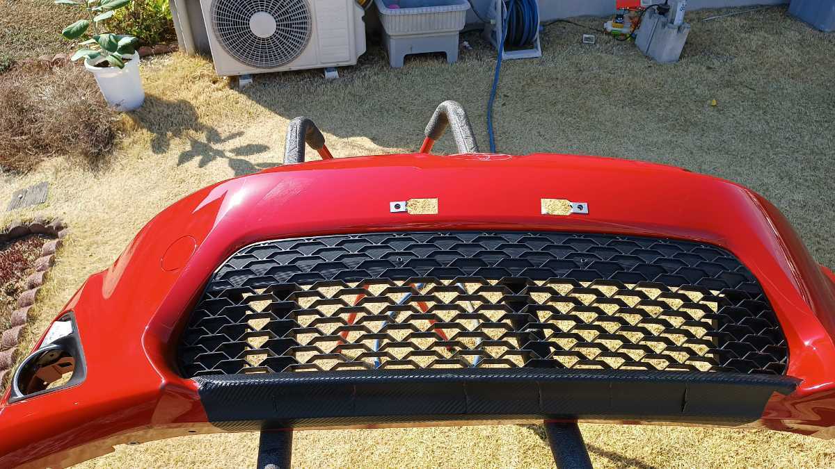 トヨタ86 フロントバンパー ライトニング レッド 前期 ZN6 (フロント
