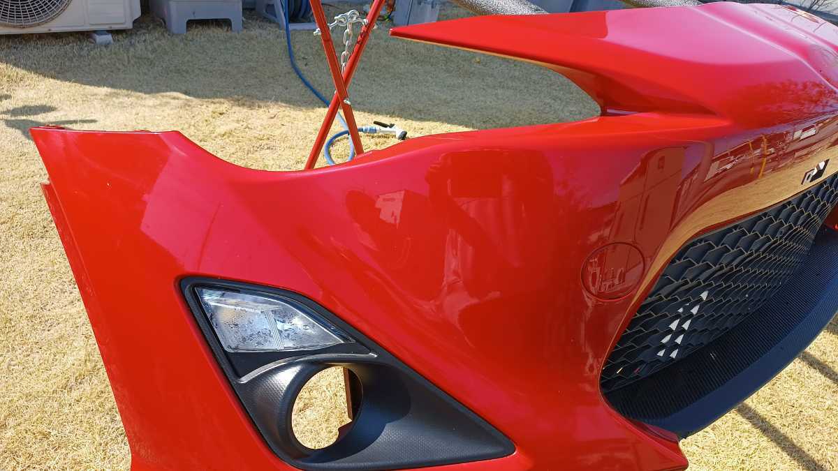 トヨタ86 フロントバンパー ライトニング レッド 前期 ZN6 (フロント