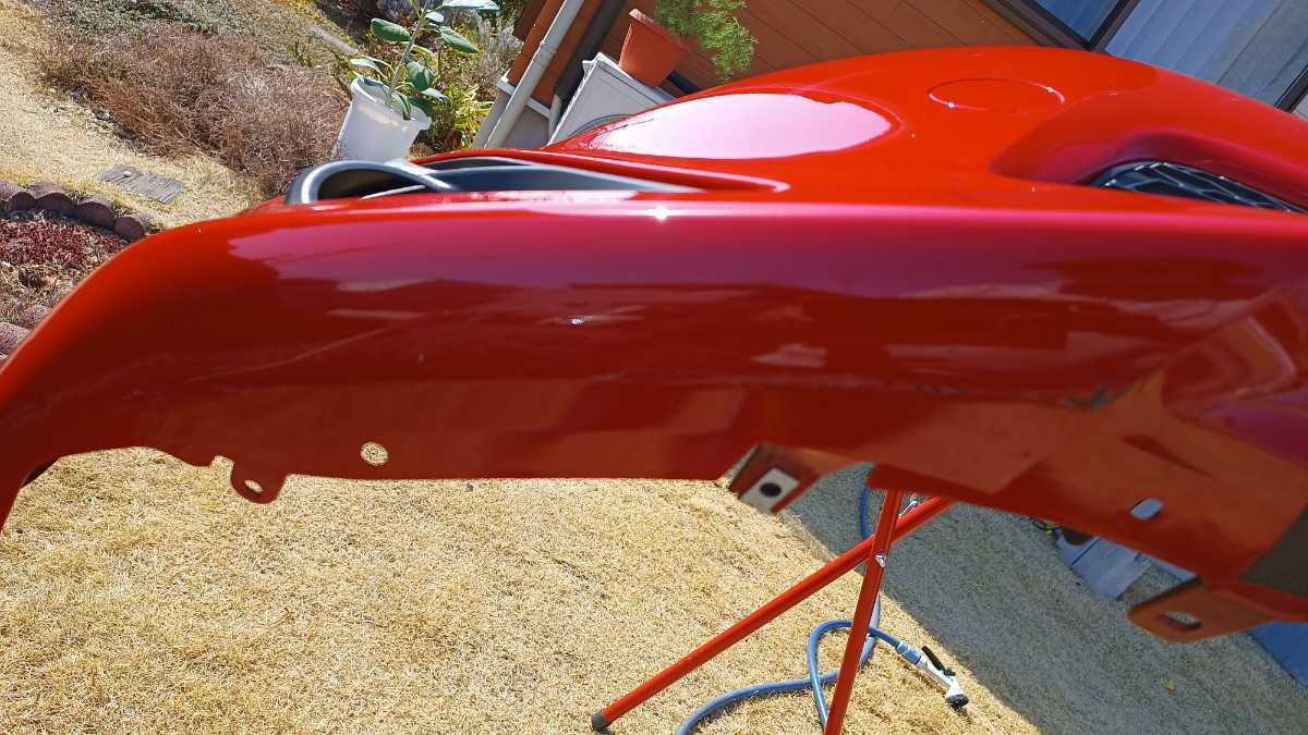 トヨタ86 フロントバンパー ライトニング レッド 前期 ZN6 (フロント