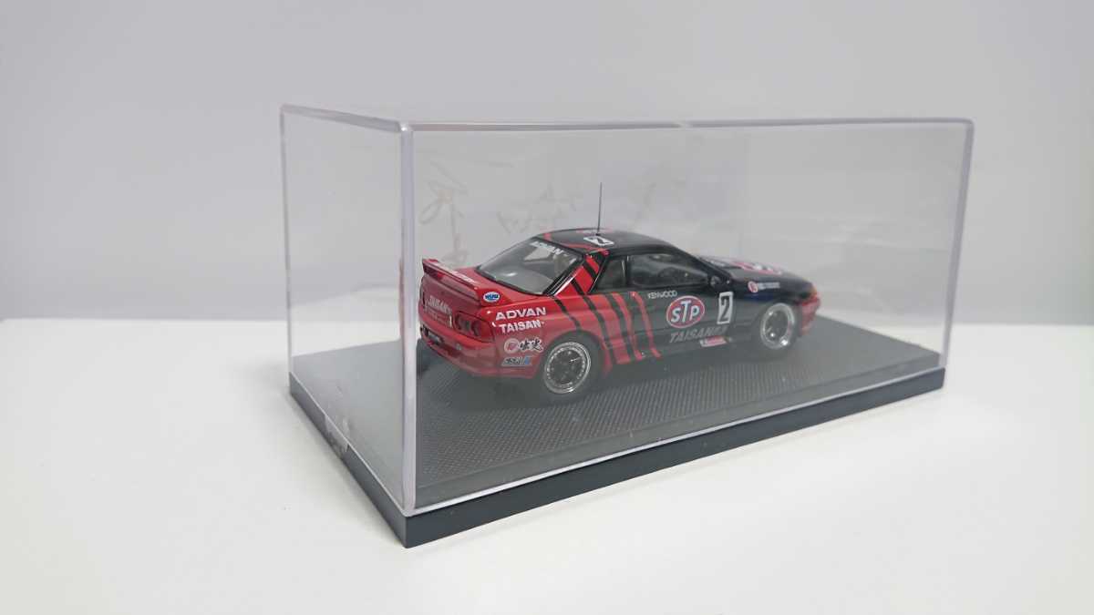 高橋国光 土屋圭市 直筆サイン エブロ 1/43 スカイラインGT-R R32