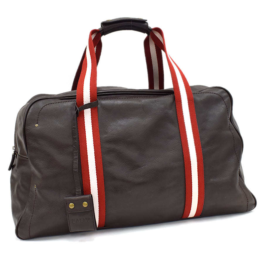 1円 極 BALLY バリー ハンドバッグ ボストンバッグ トラベル 旅行鞄 レザー ブラウン Csgu(かばん、バッグ)｜売買されたオークション情報、yahooの商品情報をアーカイブ公開 - オークファン かばん、バッグ