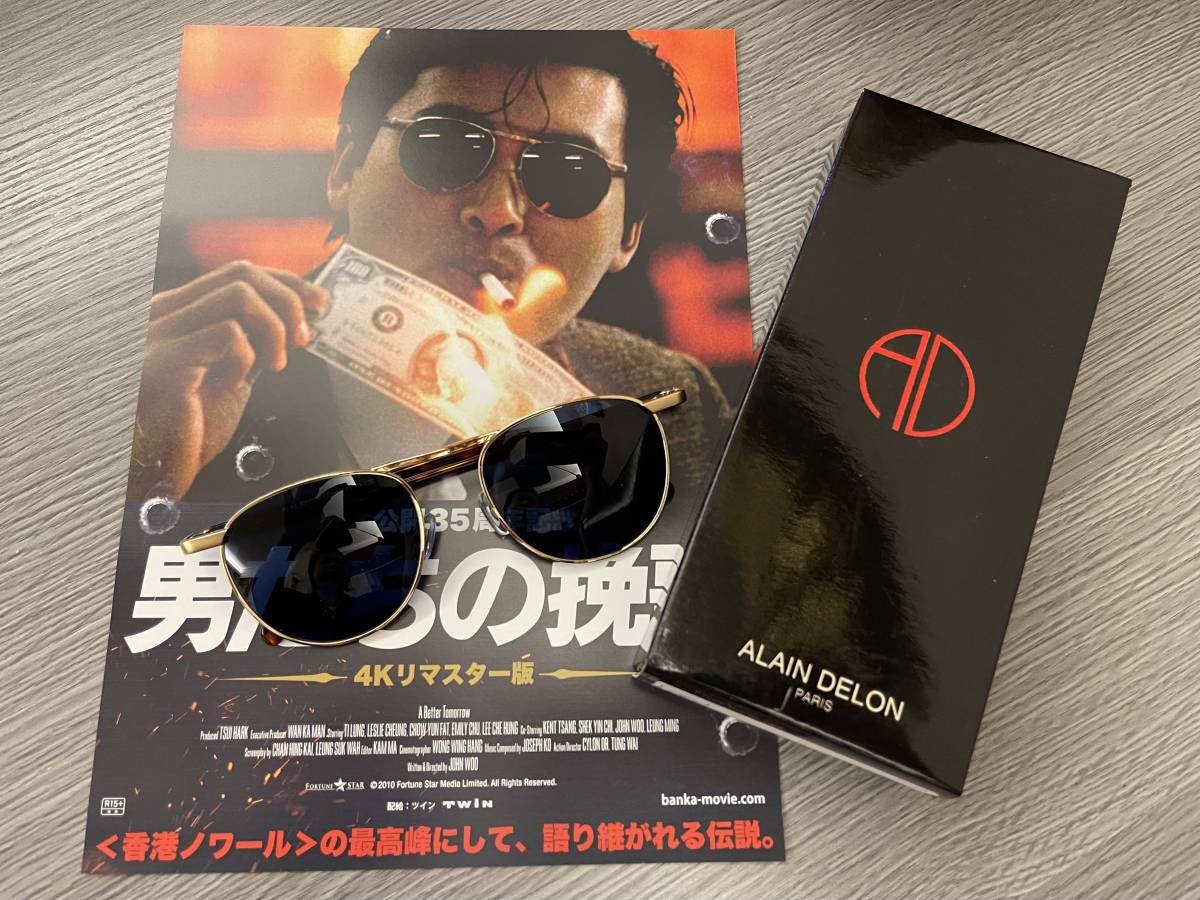 昭和希少☆本物☆男たちの挽歌 チョウ・ユンファ☆英雄本色 Alan Delon