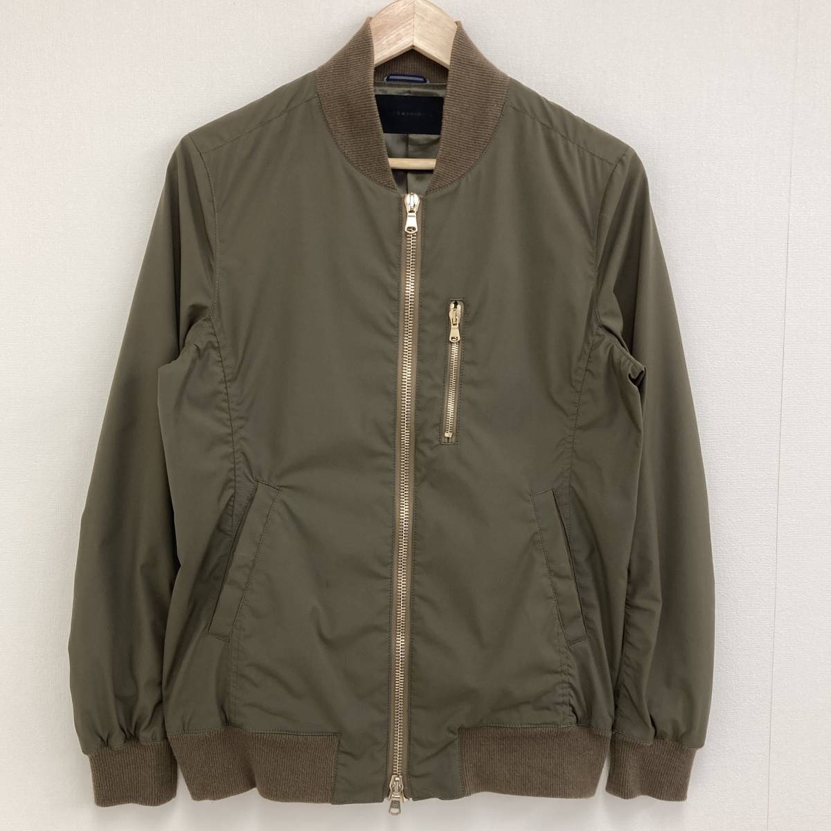 日本製 ジュンハシモト NARROW MA-1 ブルゾンジャケット 4 ブラック  