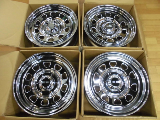 200系 ハイエース 装着に! 未使用/アウトレット品 4本セット売り! IRON