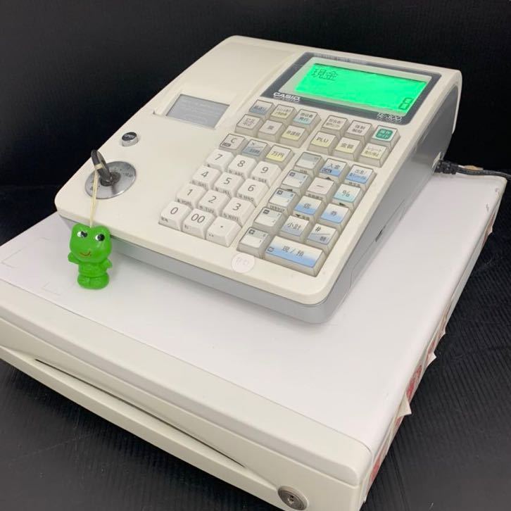 405b1 Casio カシオ カシオレジスター Te 300 業務用 店舗用品 事務用品 キャッシャー 会計 レジ S N レシート レジスタ 売買されたオークション情報 Yahooの商品情報をアーカイブ公開 オークファン Aucfan Com