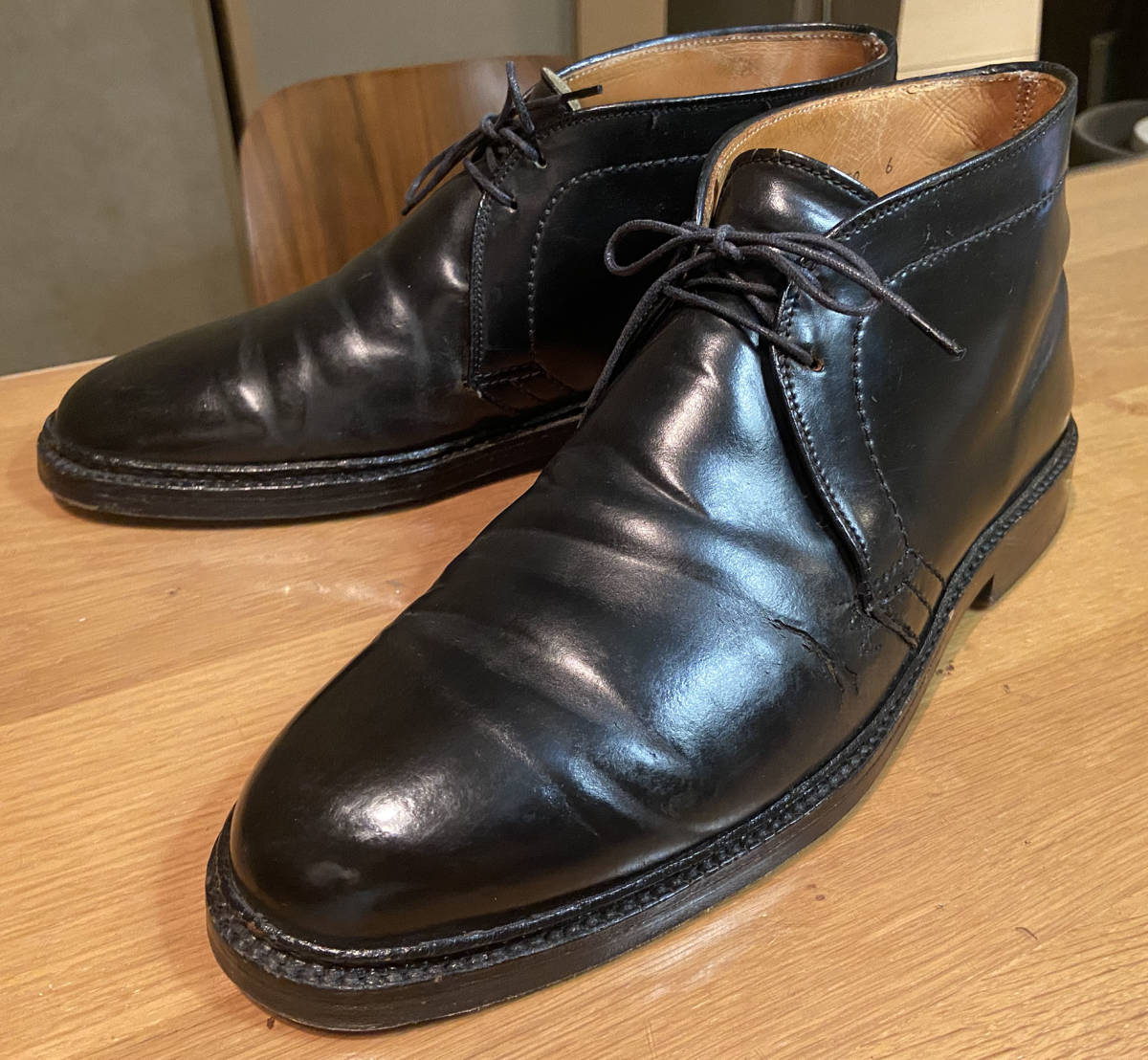 Alden オールデン コードバン チャッカブーツ 黒 #1340 US7 SHIPS別注 