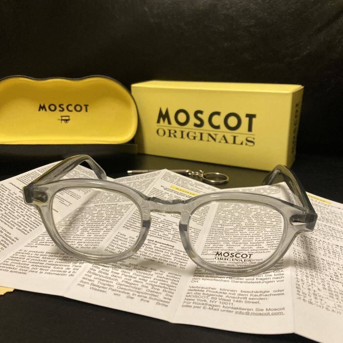 MOSCOT モスコット LEMTOSH レムトッシュ 46 (M) col.SAGE 伊達メガネ 