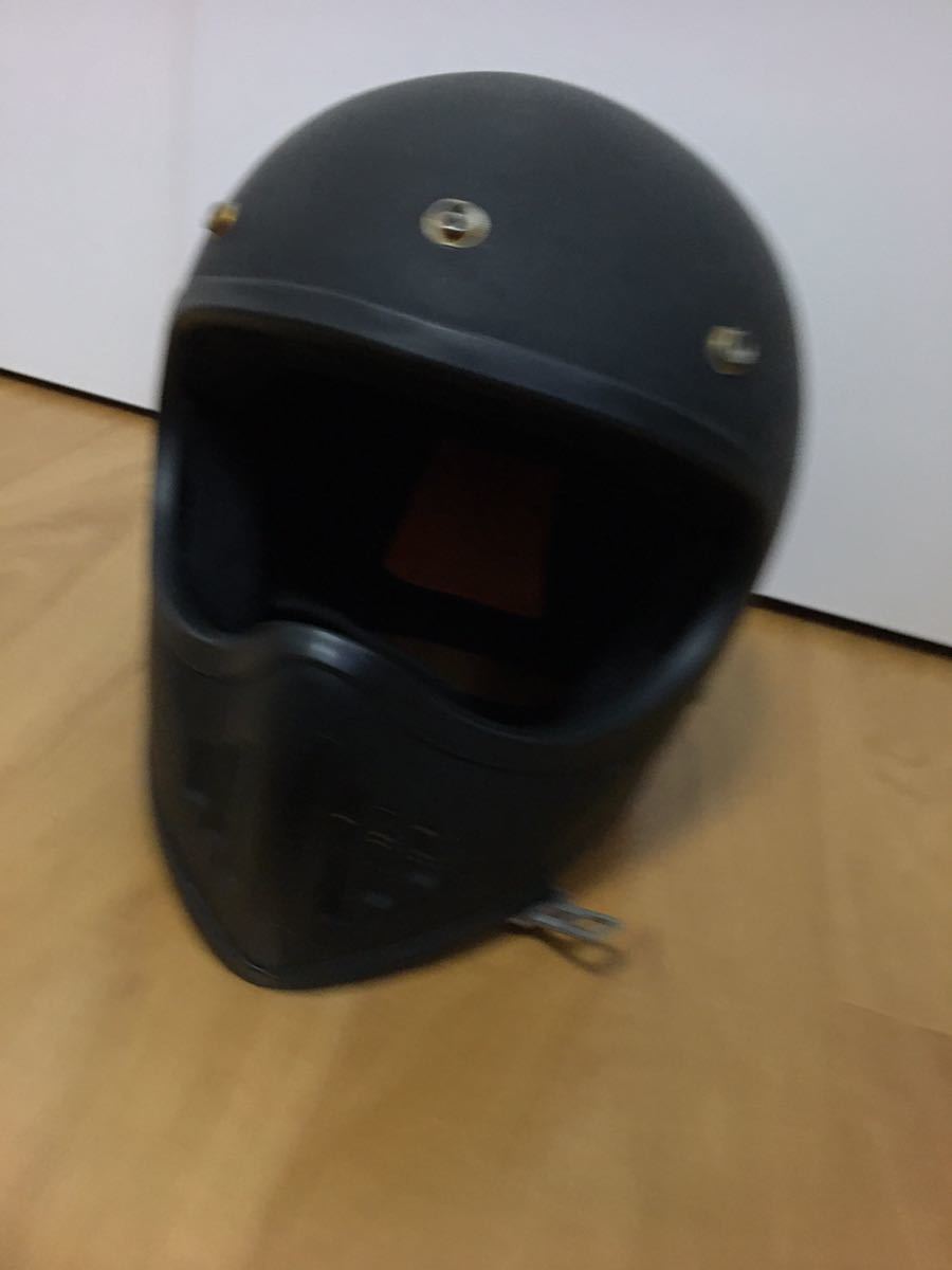 OGK スパンカー バイク ヘルメット マッドブラック ビンテージ おまけ 