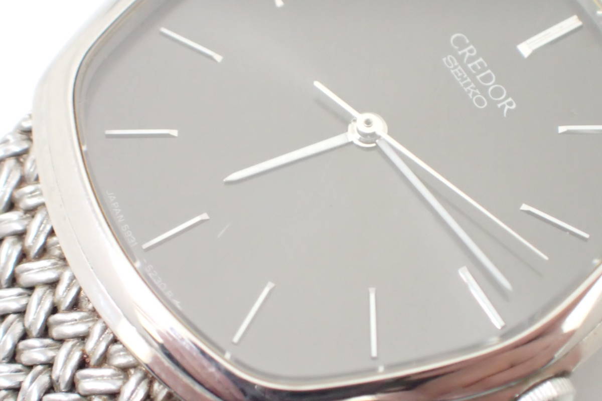 1円スタート SEIKO セイコー CREDOR クレドール 5931-5230 QZ 六角 