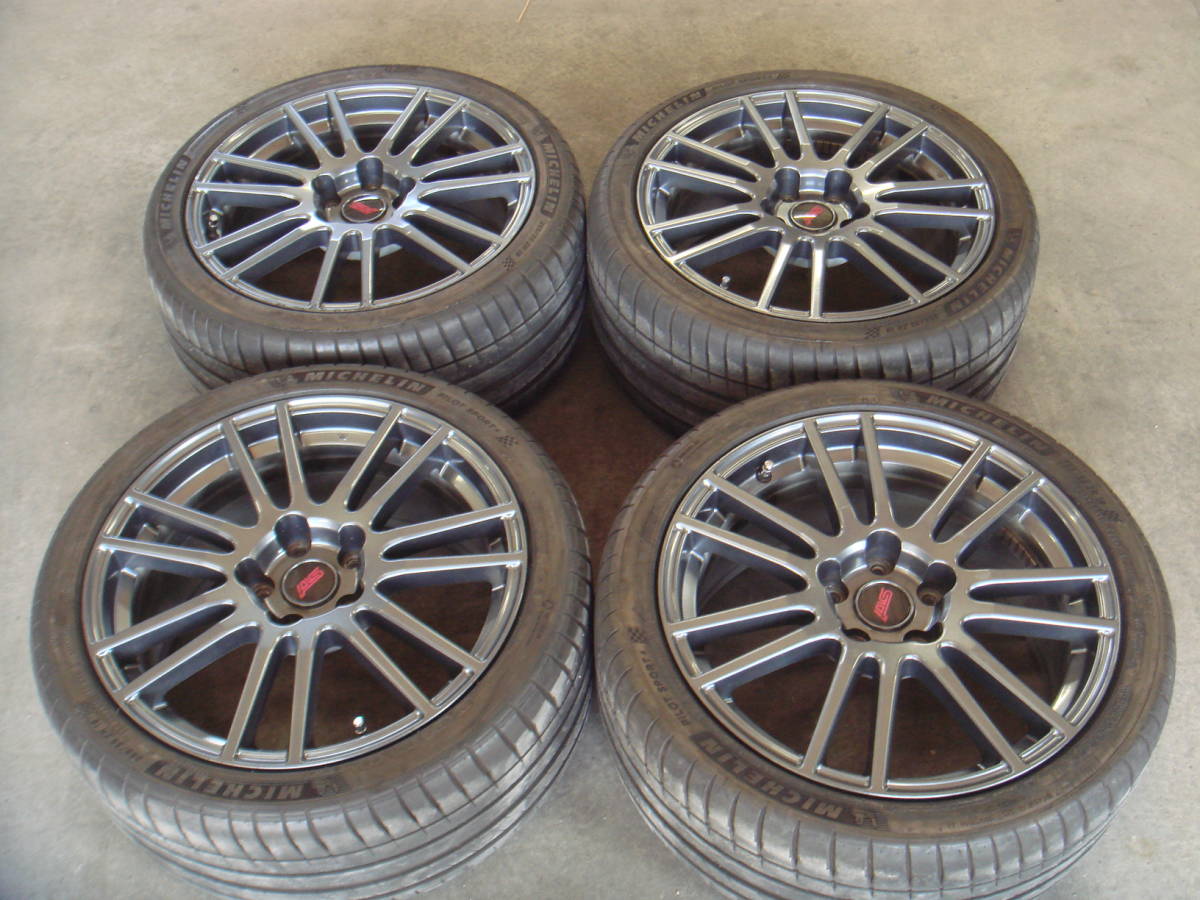 220404□スバル インプレッサ WRXSTI Spec.C GRB/GVB 後期純正 ENKEI