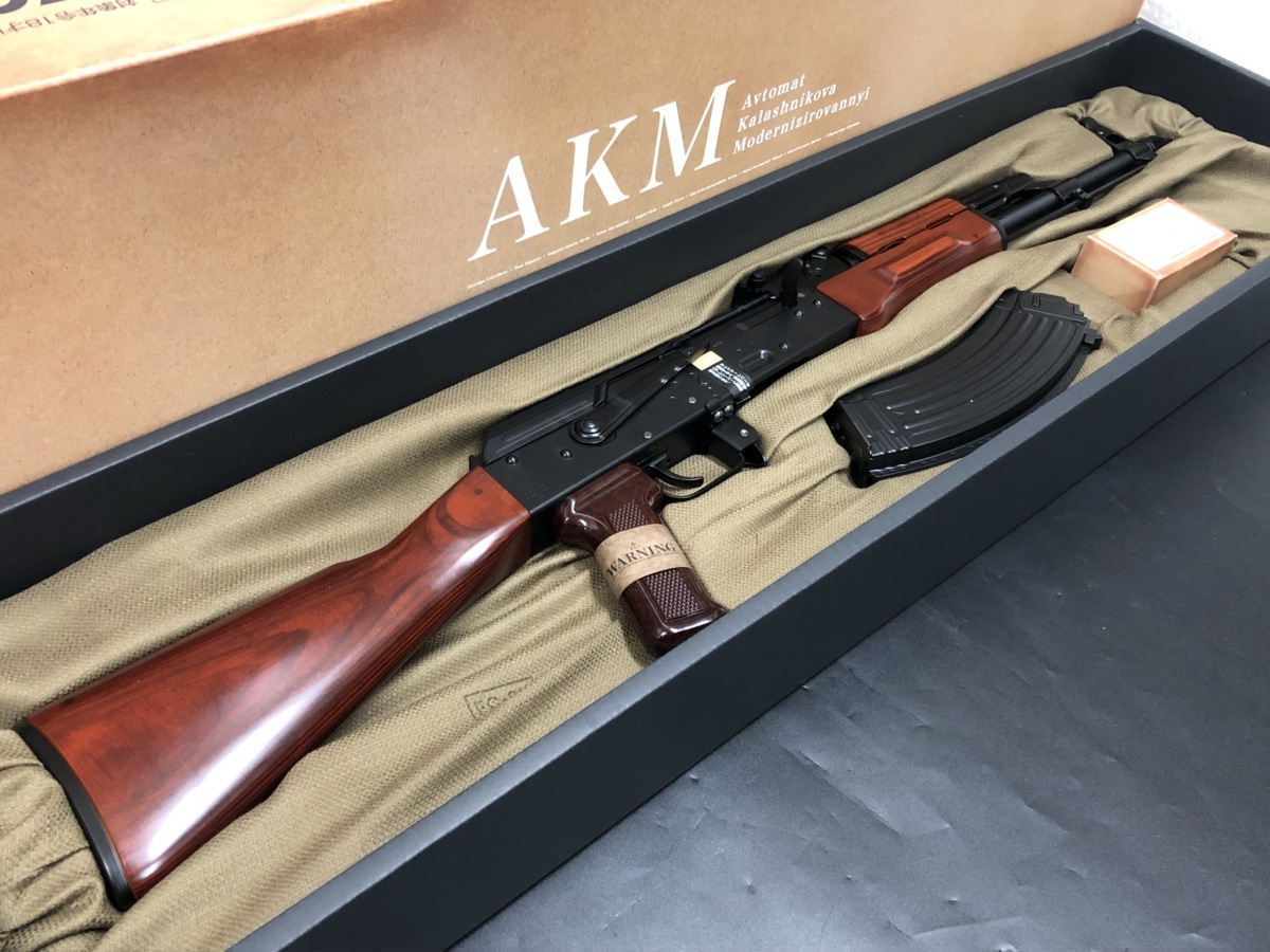 東京マルイ AKM ガスブロ 新品未使用未開封（レビュー】東京マルイ 
