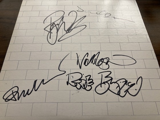 ピンク・フロイド 2026年最新Yahoo!オークション サイン入りビニールレコード フレーム 狂気の沙汰 floyd - -ピンクフロイド レコードの中古品 日本 autograph Pink Etsy The &frasl; 帯付