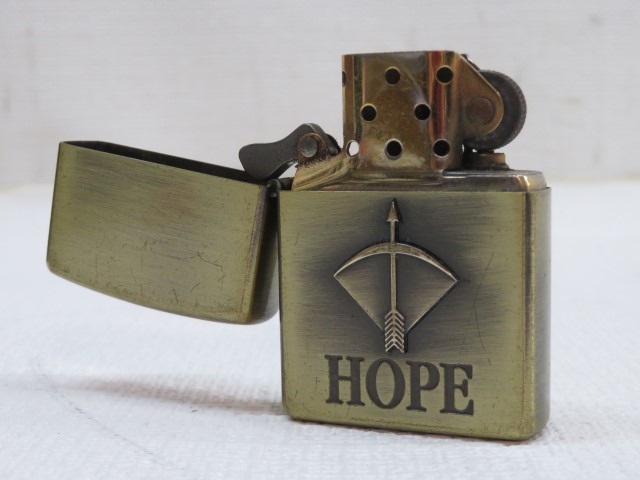 セット☆Zippo HOPE オイルライター 99年1月 ジッポ ホープ フリント 