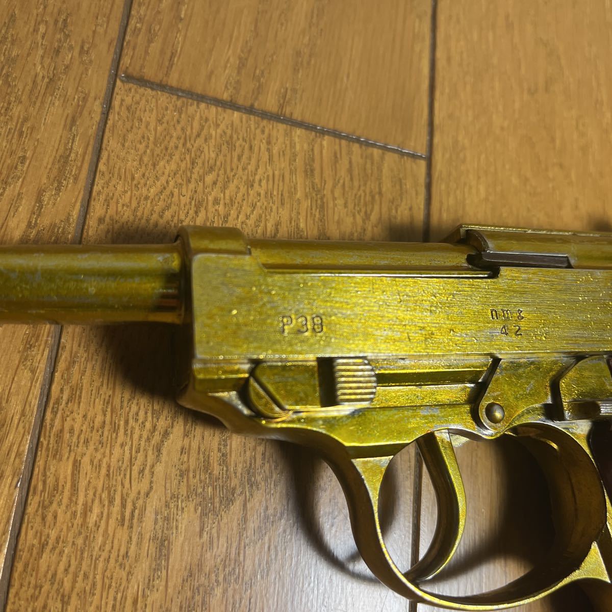 マルシン？ ワルサー P38 金属製 モデルガン SMG刻印 当時物 ワルサー