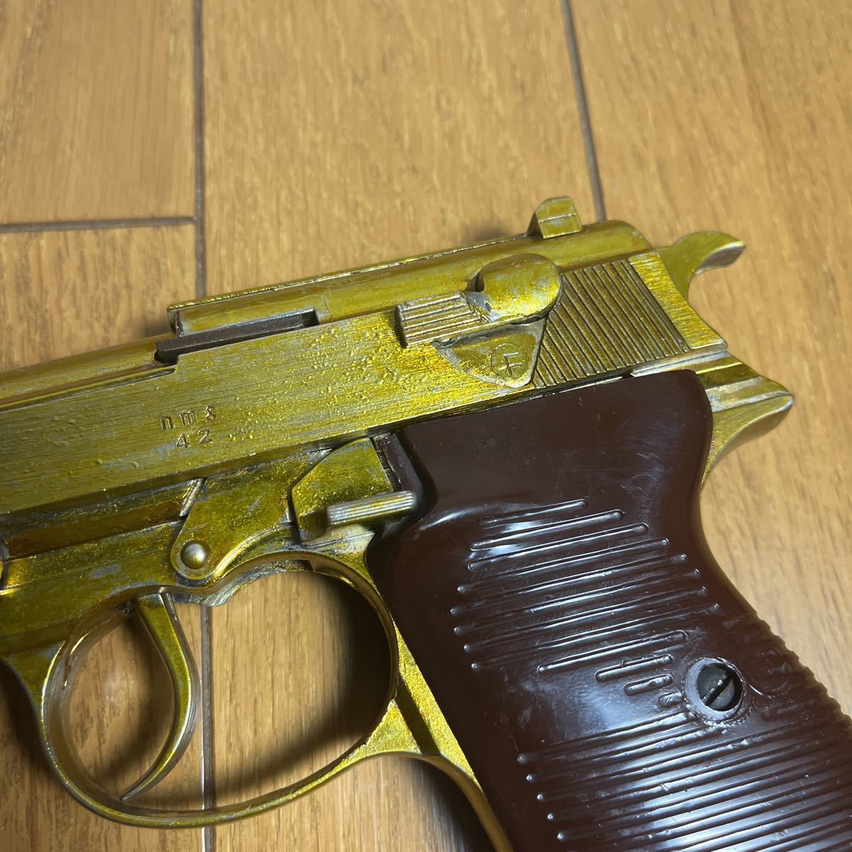 マルシン？ ワルサー P38 金属製 モデルガン SMG刻印 当時物 マルシン