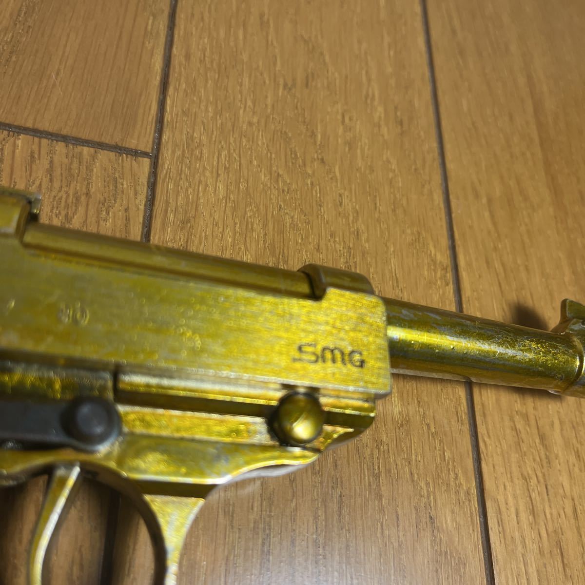 マルシン？ ワルサー P38 金属製 モデルガン SMG刻印 当時物 ワルサー