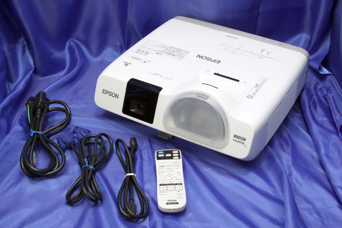 A473) 【EPSON】3LCDビジネスプロジェクター EB-W420 ランプ使用3260＋141時間 中古動作品 3000lm HDMI対応 EPSON3LCDビジネスプロジェクター EB-W420 A473) 通販 ホワイト エプソン、超短焦点などビジネスプロジェクター7機種――20年間
