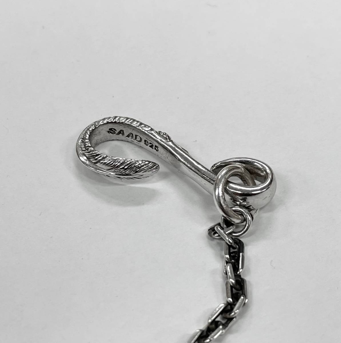 SAAD フェザー ネックレス ホイール ターコイズ 925 Silver □ SAAD フェザートップ ネックレス ターコイズ ホイール シルバー