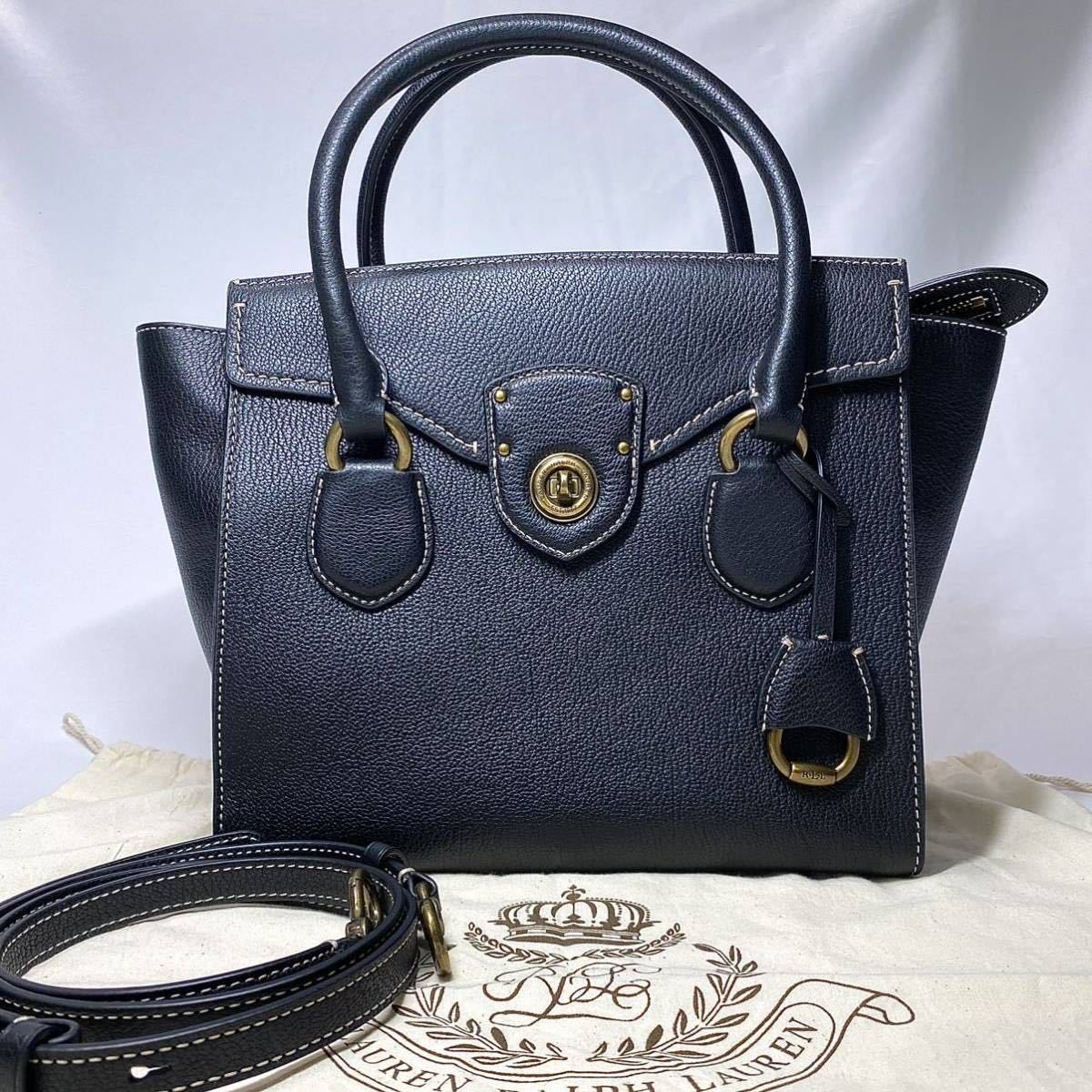新品タグ付き】 Ralph Lauren ラルフローレン 2WAY オールレザー