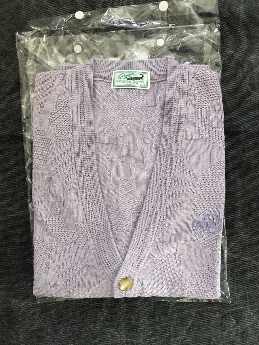 全国無料，100%新品 ラコステ LACOSTE ニット ベスト 麻入れベスト Lサイズ 薄い紫色 日本製(セーター)｜売買されたオークション情報、yahooの商品情報をアーカイブ公開 - オークファン 男性用