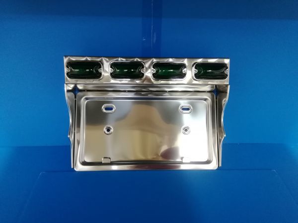 デコトラ ウロコバイザー付き ナンバープレート枠 オール デコトラ