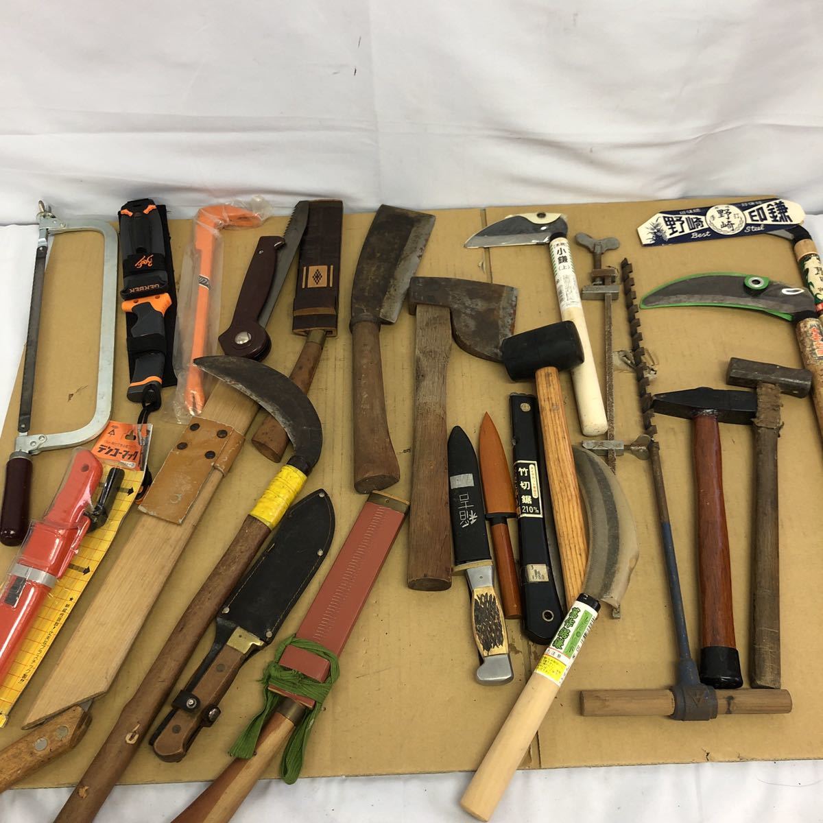 ◇工具類 まとめ売り ノコギリ 鎌 ゴムハンマー ナタ トンカチ ◇工具類 まとめ売り ノコギリ 鎌 ゴムハンマー ナタ トンカチ