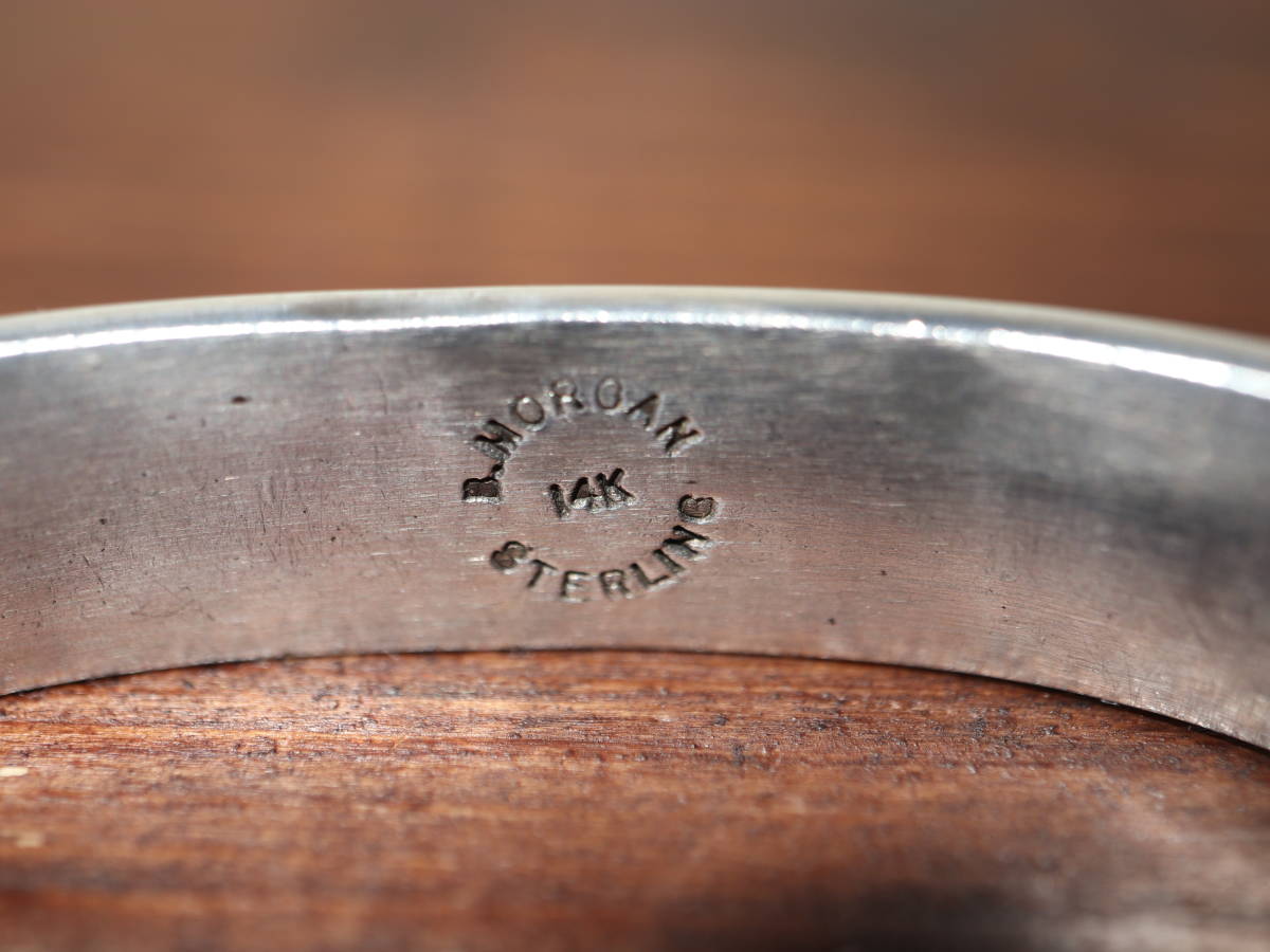 希少ブルースモーガン14K×SILVER バングル即購入可