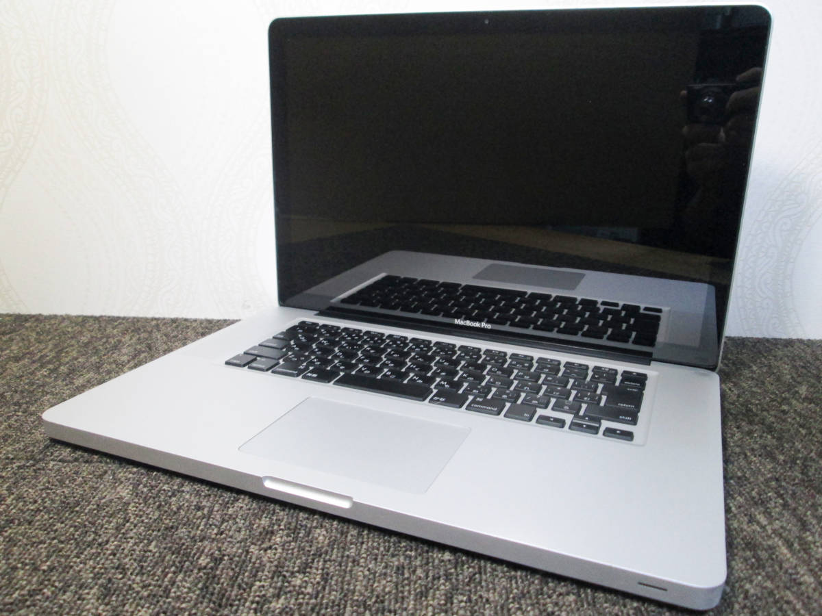 ジャンク MacBook Pro 15inch Mid2012 MD104J/A Core i7-2.6GHz/8GB