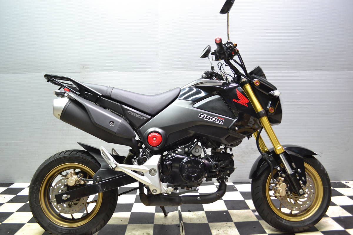 ピカピカ コンディション良好 グロム125 1円 も可(51cc-125cc
