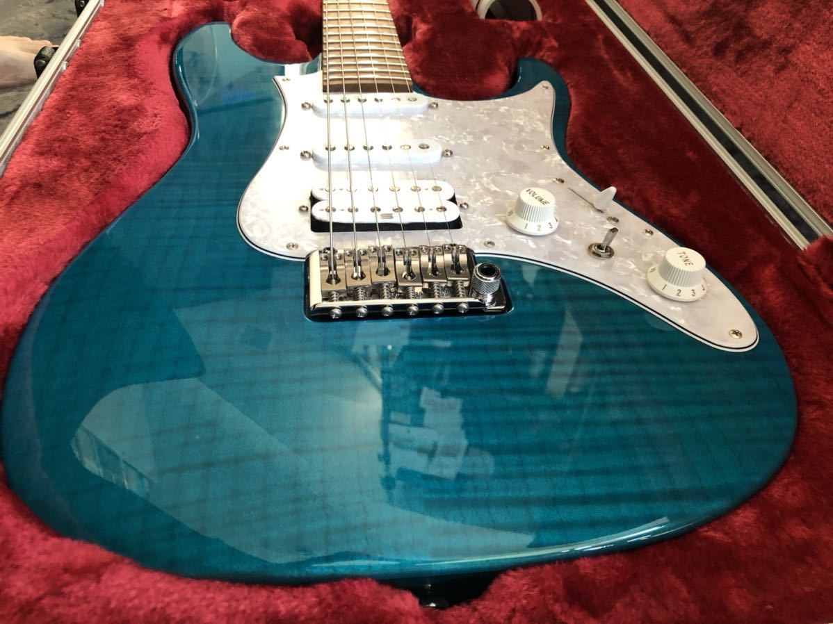 Ibanez Prestige AZ2204F TAB (Transparent Aqua Blue)(アイバニーズ 