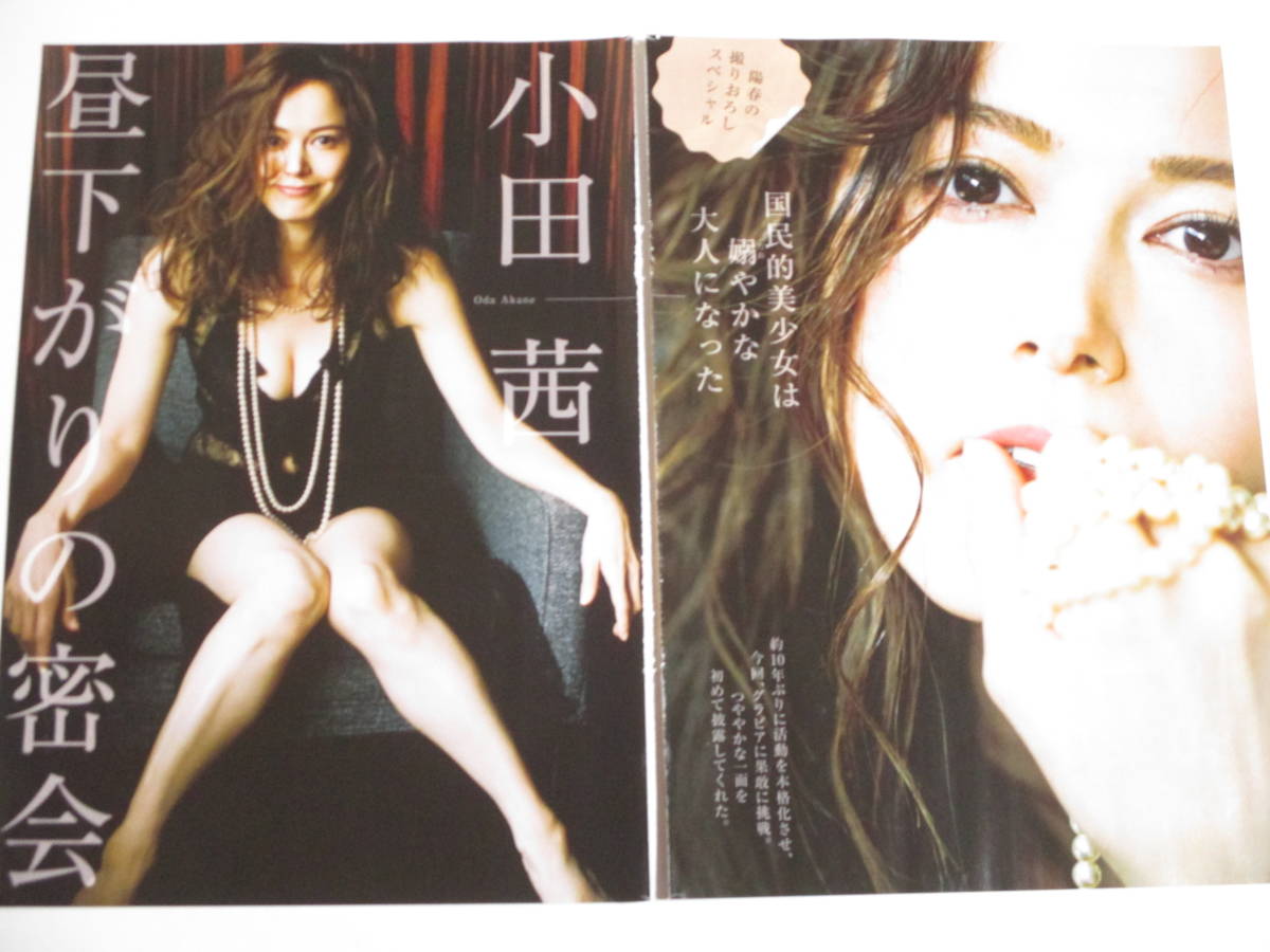 小田茜 切り抜き 8ページ 週刊現代 2022年4月9日号 ○送料134円～2204