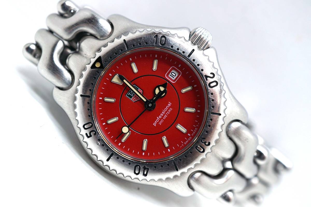 TAG Heuer セルシリーズ　WG131C レッド 1円～TAG HEUER タグホイヤー セル WG131C レッド TAG タグホイヤー