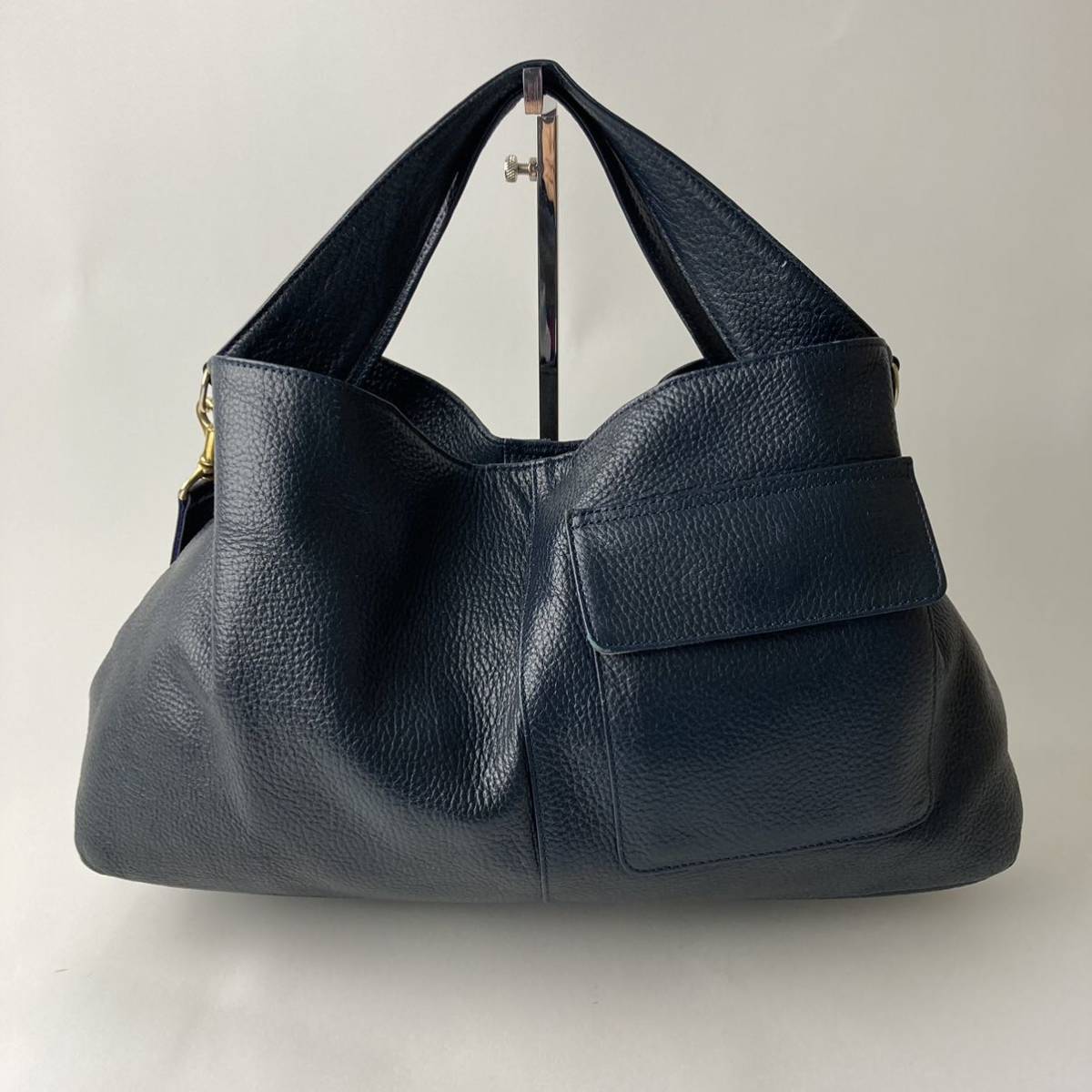 1円〜 ATAO アタオ ハンドバッグ エルビィ elvy エルヴィ レザー 革 