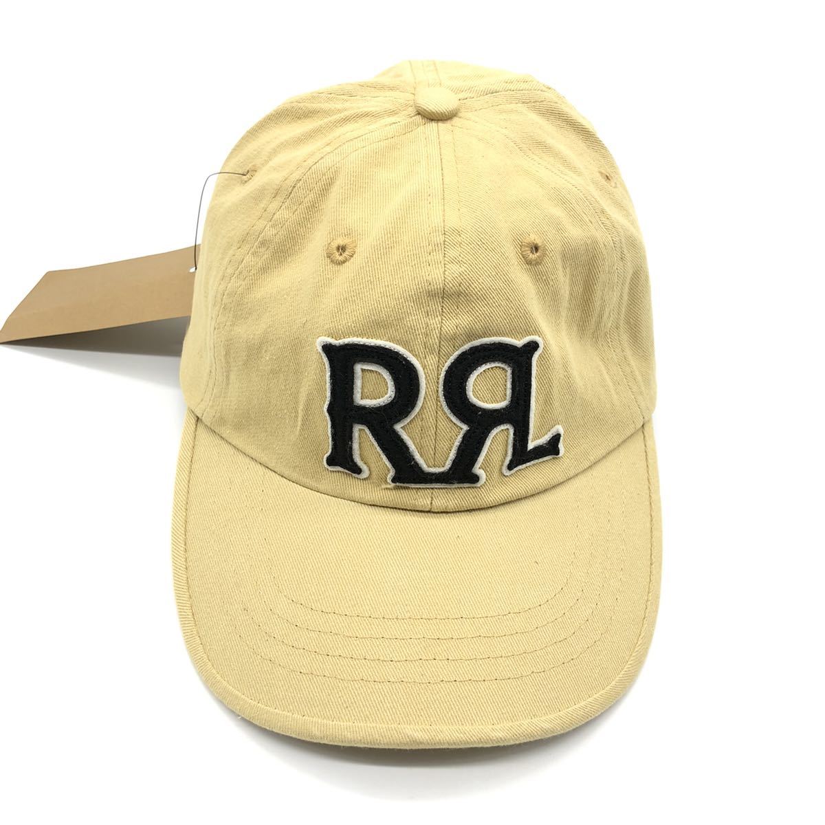 1円スタート！】新品タグ付き！ DOUBLE RL ロゴ キャップ 色:カーキ 