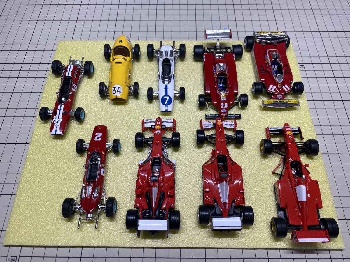1/43 アシェット フェラーリ F1 コレクション 9台セット F2001 F310B 