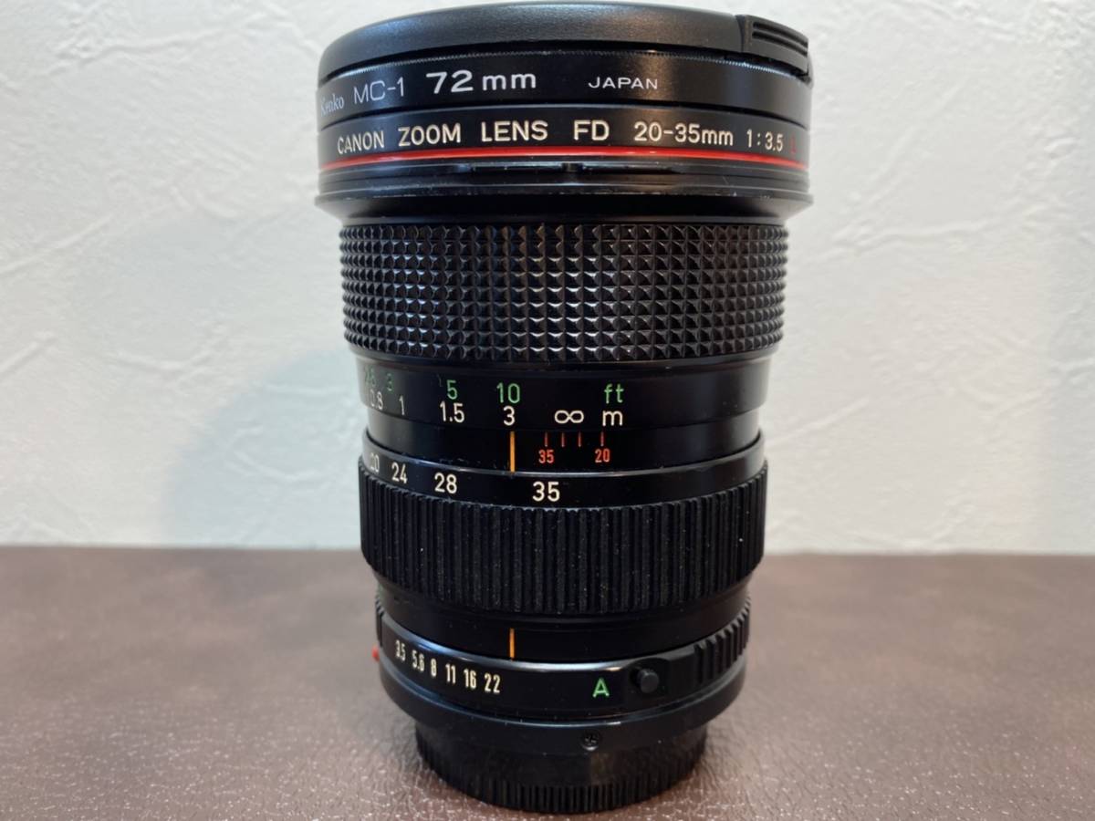 【MH-0285】中古品 美品 Canon キャノン レンズ CANON ZOOM LENS FD 20-35mm 1;3.5 L フィルムカメラ Canon USM キャノン 18-55mm ZOOM EF28