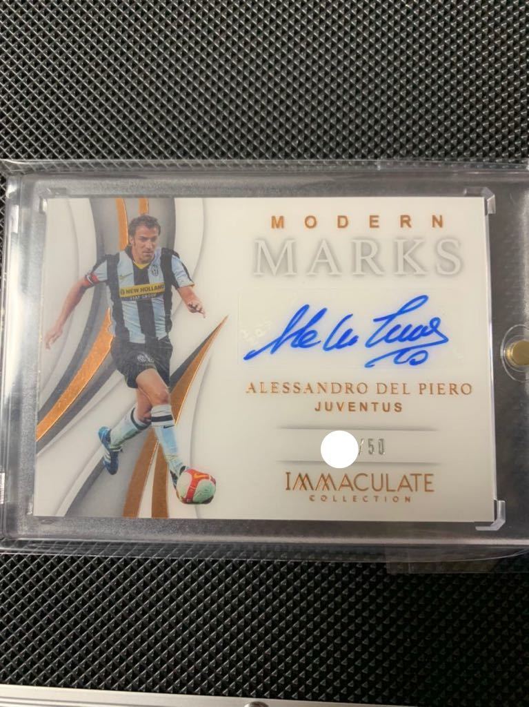 【本物保証，人気SALE】 Panini Immaculate Soccer Auto 直筆サイン 直筆サインカード デルピエロ 50シリ(シングルカード)｜売買されたオークション情報、yahooの商品情報をアーカイブ公開 - オークファン シングルカード